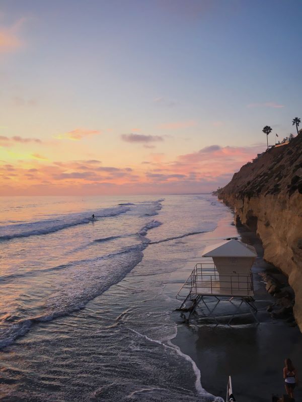 Beach in Encinitas, California