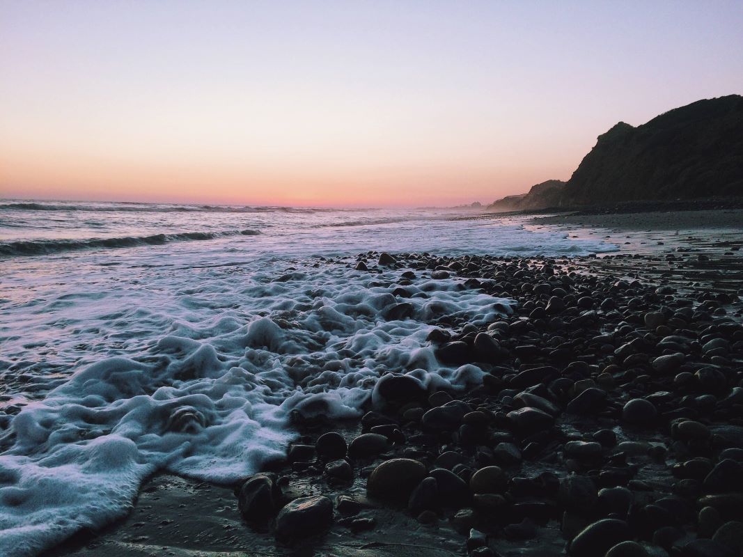 Beach sunset at San Onofre